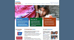 Desktop Screenshot of cervicalcanceraction.org